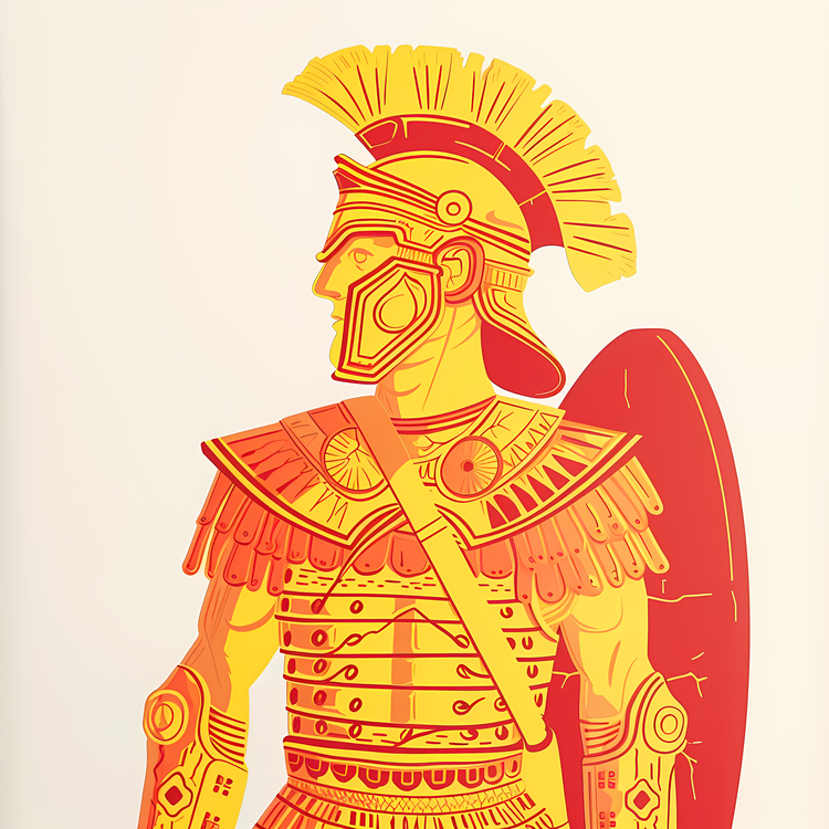 Ancient Rome Soldier,Roman Warrior,Shield