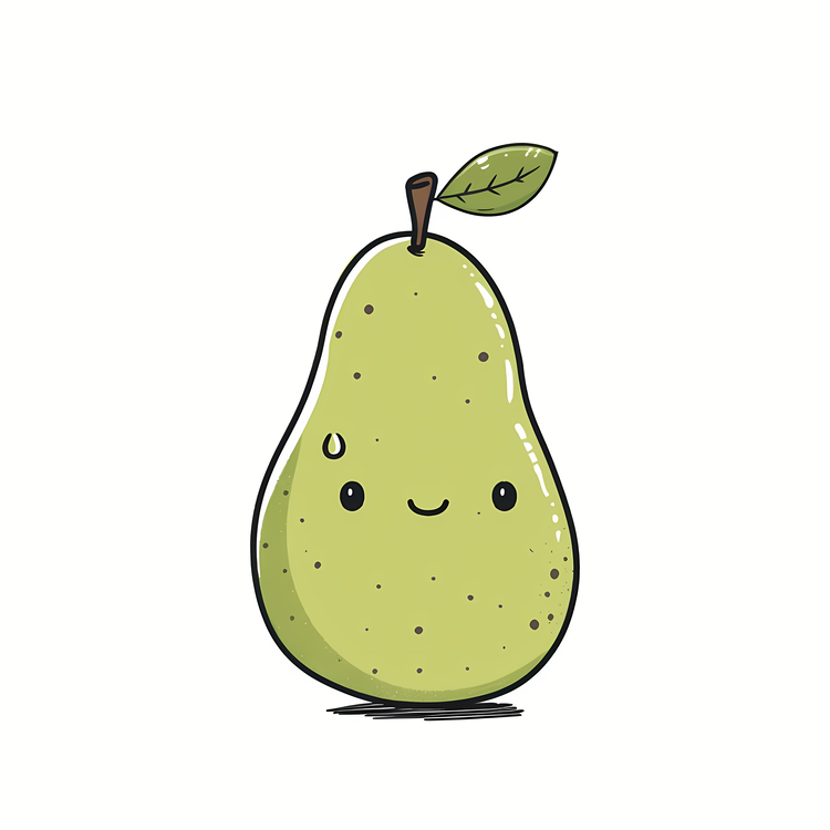 Cartoon Pear,Cute,Cartoonish