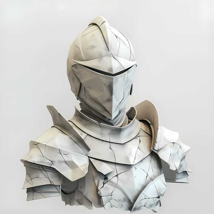 Knight,3d Model,White Armor