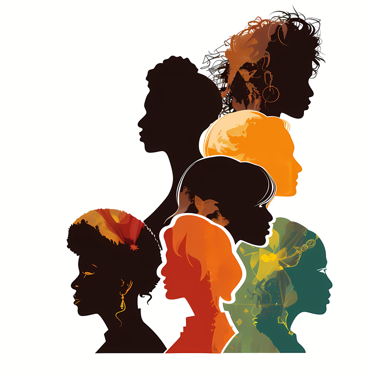 Womens History Month,Silhouette,Diversity