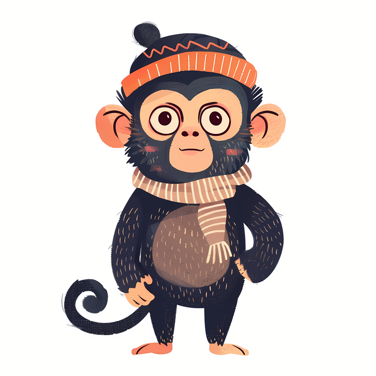 Cute Monkey,Human,Monkey