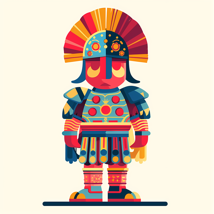 Ancient Rome Soldier,Human,Colorful