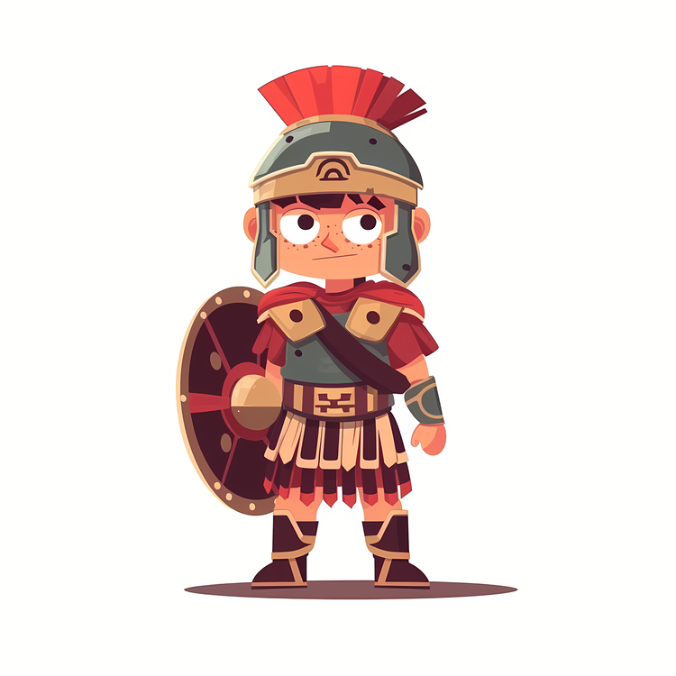 Ancient Rome Soldier,Cartoon,Roman Soldier