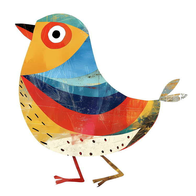 Whimsical Bird,Description,Color