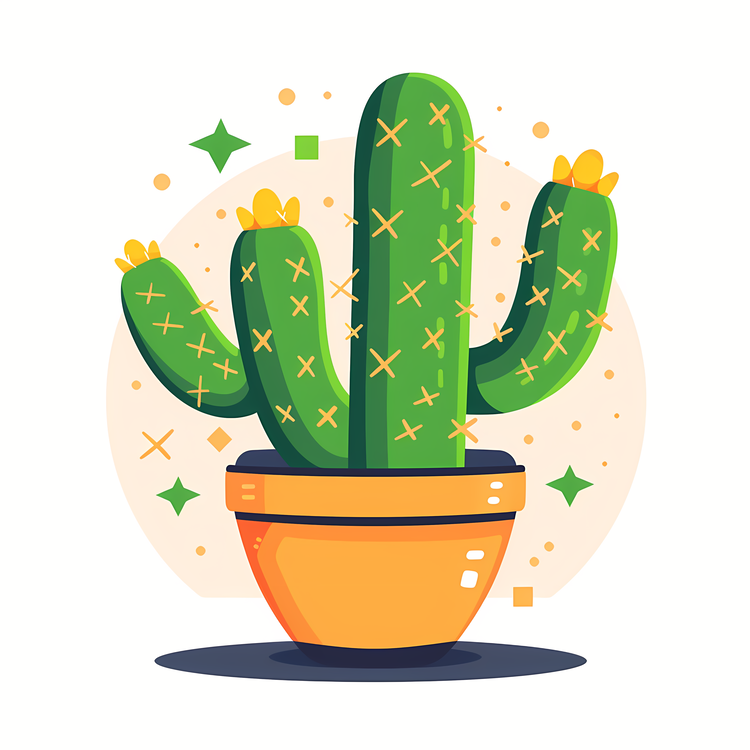 Cactus In Pot,Cactus,Pot