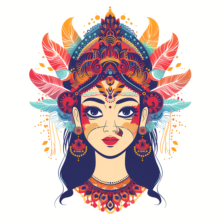Hindu Goddess,Girl,Indian