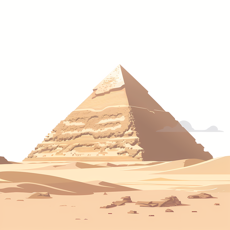 Egypt Pyramid,Egyptian Pyramids,Desert Landscape