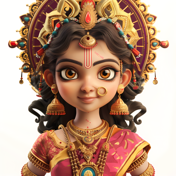 Hindu Goddess,3 Hindu Deities,Indian Culture