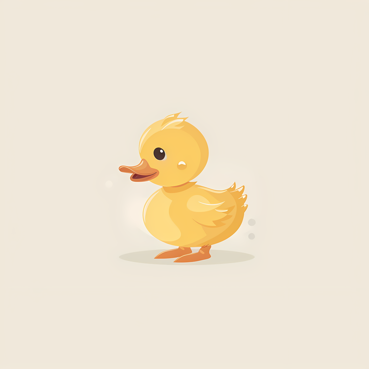 Cartoon Baby Duck,Duck,Baby Duck