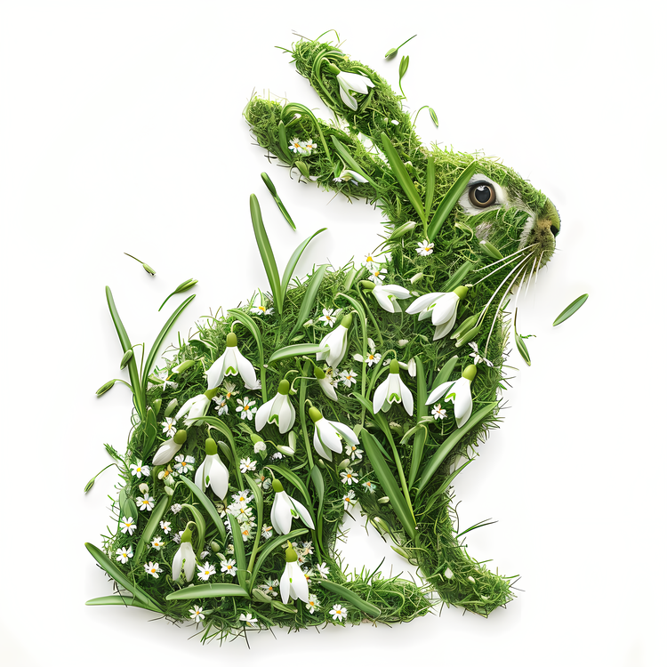 Rabbit,Easter Bunny,Green Grass