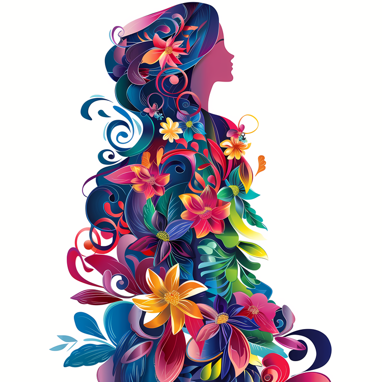 Womens Day,Flower Art,Artistic
