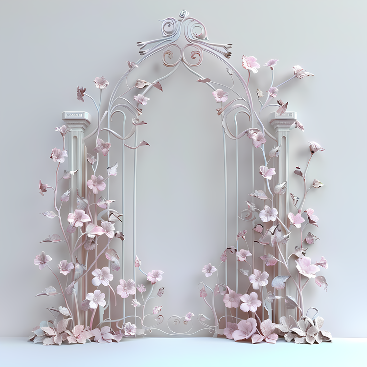 Spring Garden Gate,Renaissance,Wedding