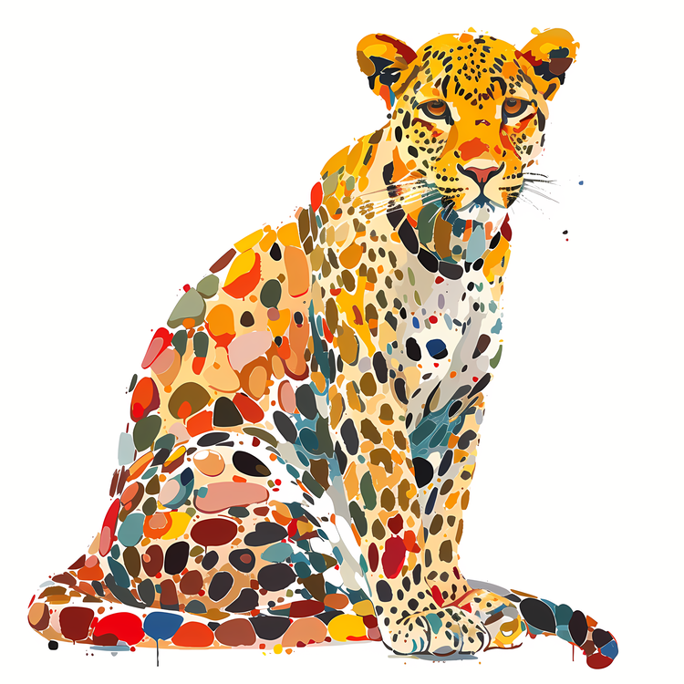 Abstract Leopard,Leopard,Spots