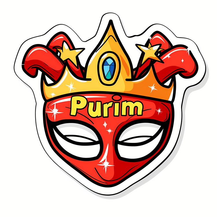 Purim,Mask,Crown