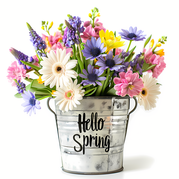 Hello Spring,Colorful,Flowers