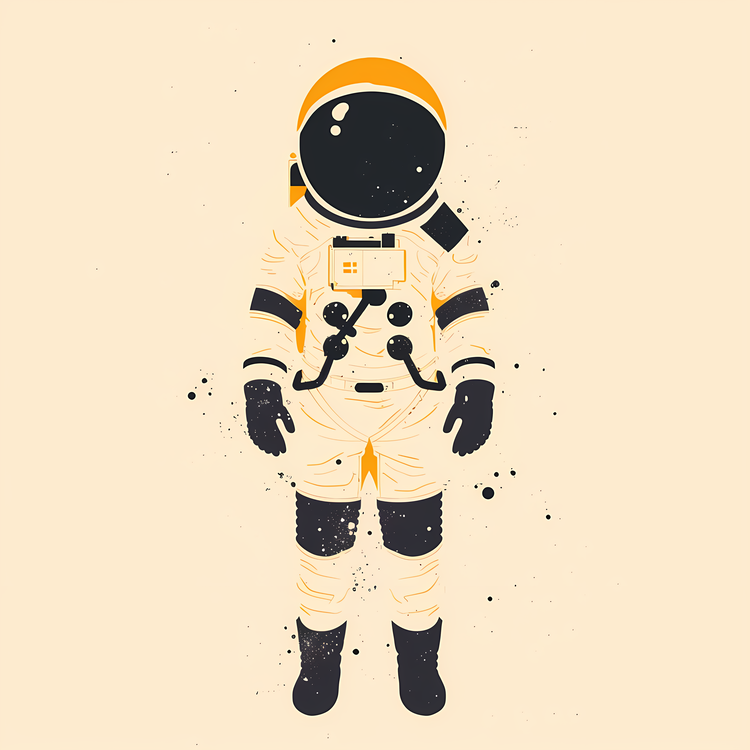 Astronaut,Vintage Style,Retro