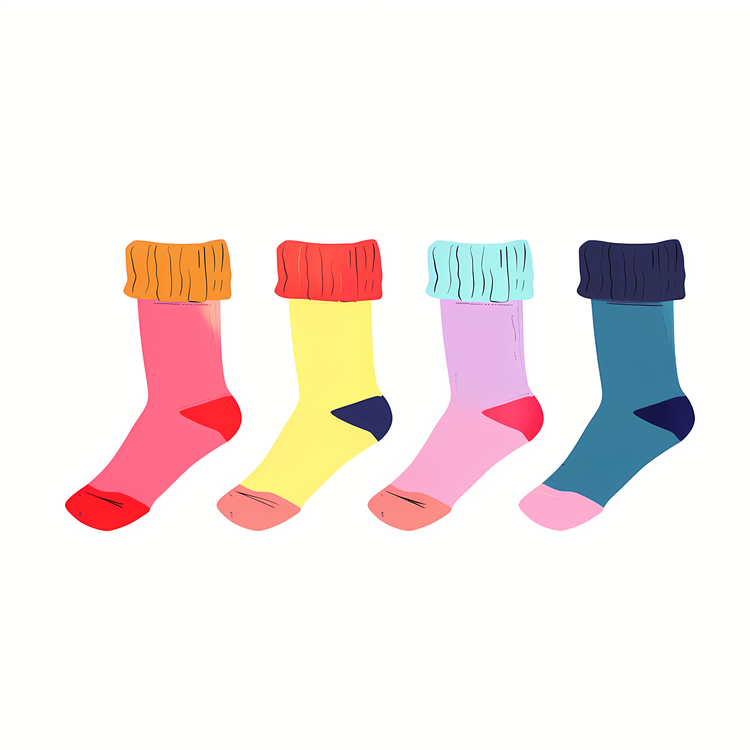 Lots Of Socks,Colorful,Socks