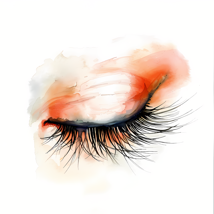 Eyelash,Watercolor,Eyelashes
