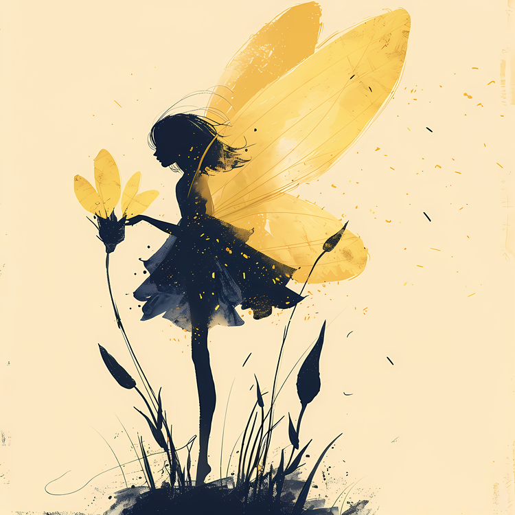 Flower Fairy,Fairy,Yellow Flower