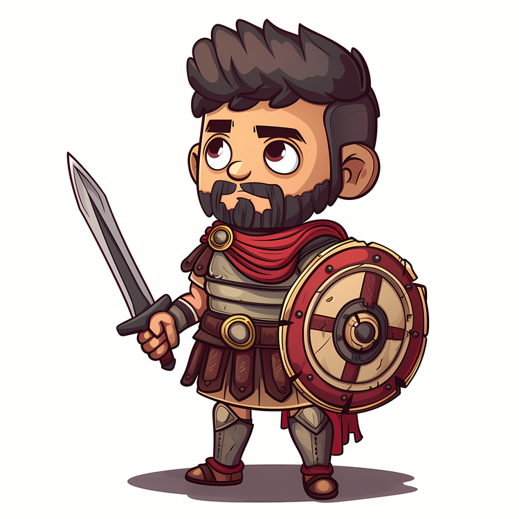 Ancient Rome Soldier,Person,Cartoon