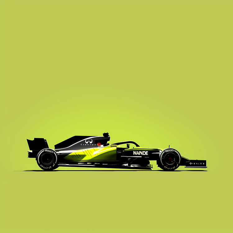Formula 1 Car,Green,Car
