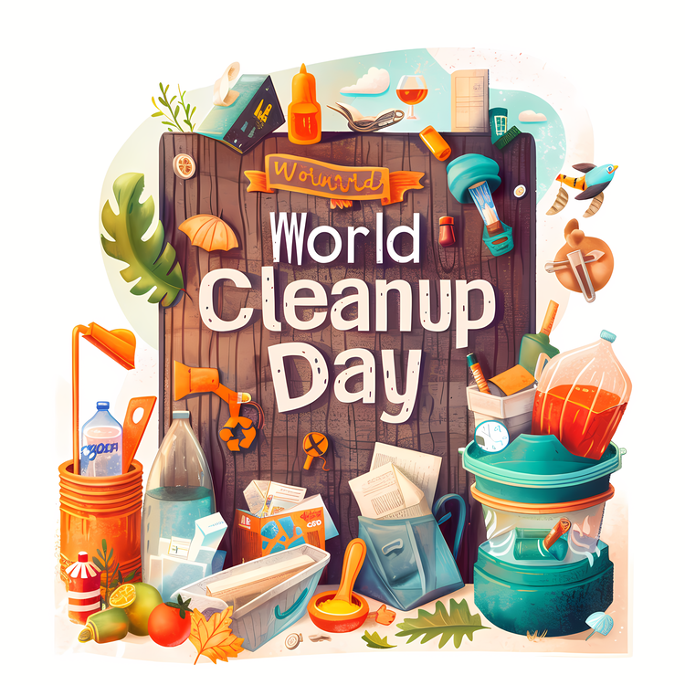 World Cleanup Day,Clean,Organize