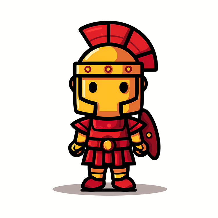 Ancient Rome Soldier,Warrior,Cartoon