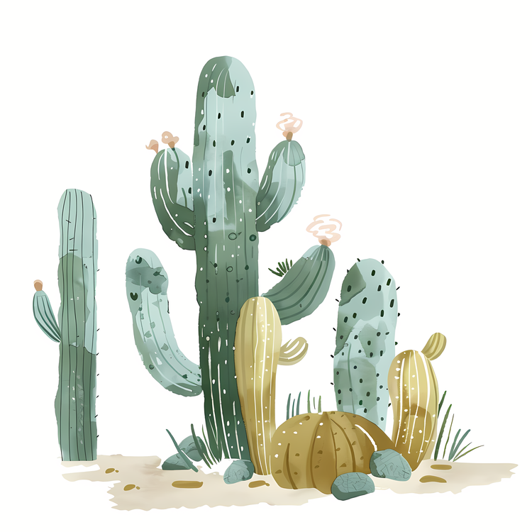 Mexican Cacti,Cactus,Desert