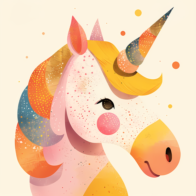 Unicorn,Colorful,Cute