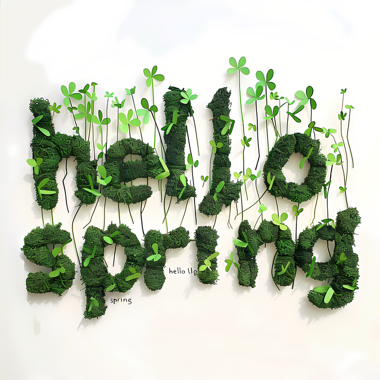 Hello Spring,Moss,Greenery