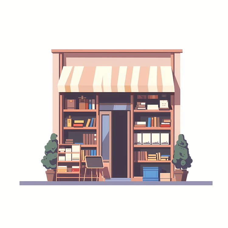 Bookstore,Shelfs,Books