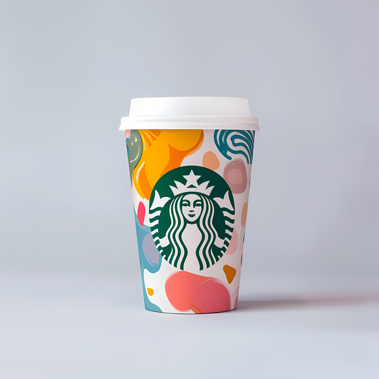 Starbucks Coffee Cup,Cup,Colorful