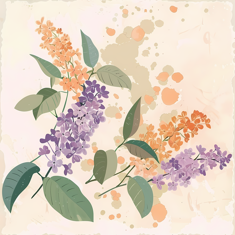 Lilac Flowers,Floral,Lilacs
