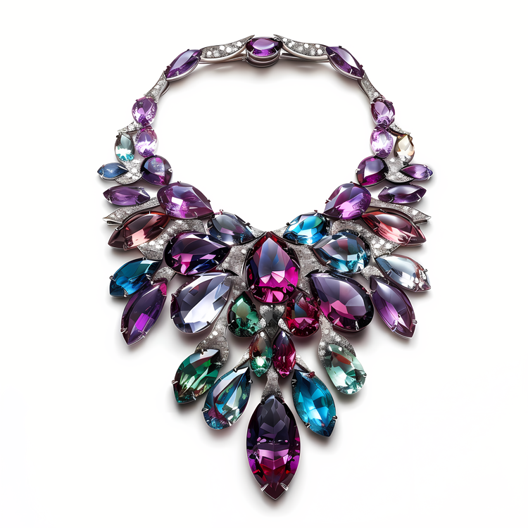 Necklace,Colorful,Abstract