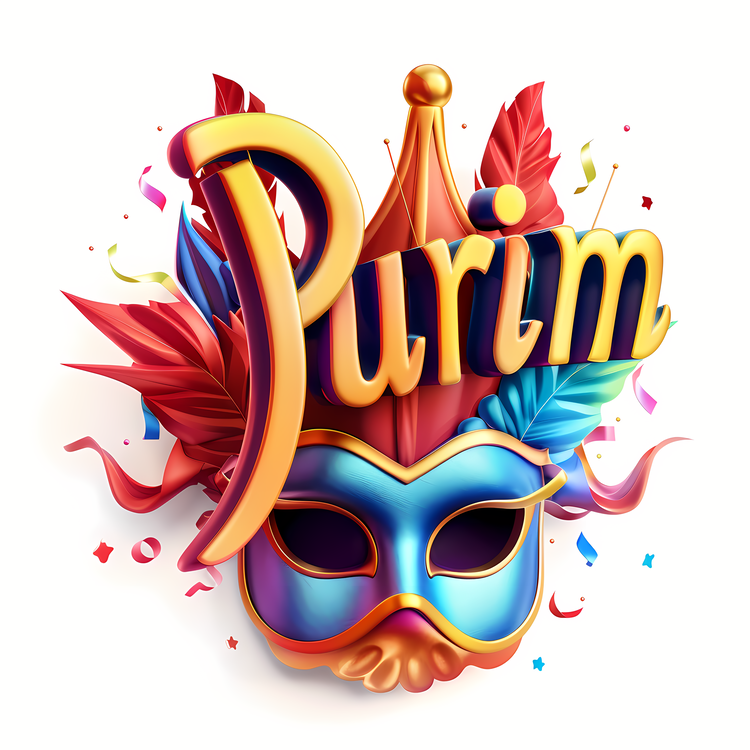 Purim,Purim Mask,Colorful Mask