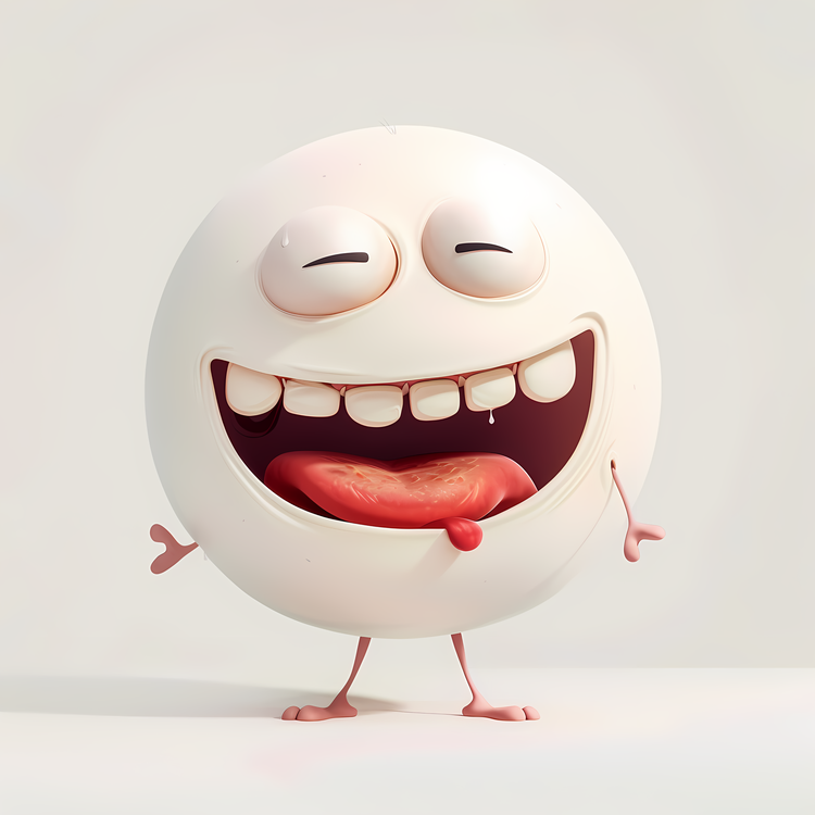 Lets Laugh Day,3d Rendering,Cartoon