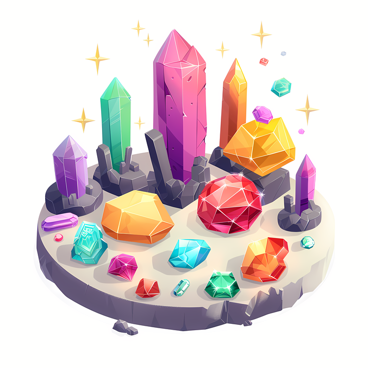 Crystals,Gemstones,Minerals