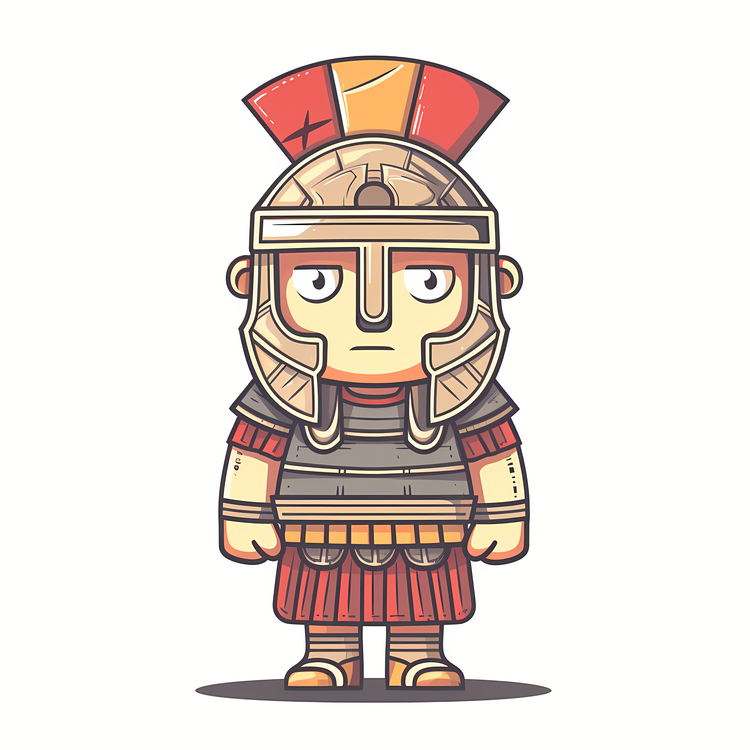 Ancient Rome Soldier,Cartoon,Ancient