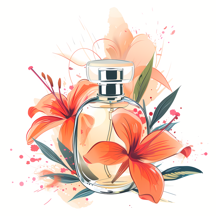 Fragrance Day,Perfume Bottle,Flower