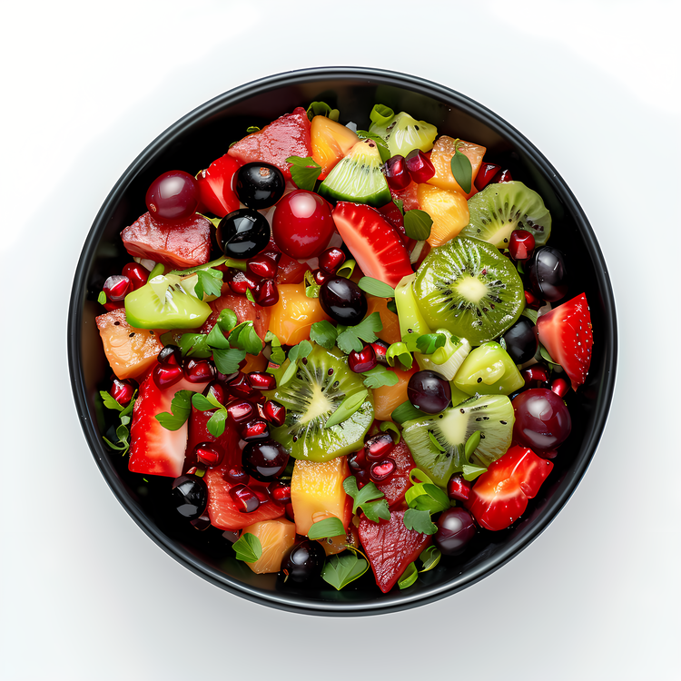 Salad Bowl,Fruit Salad,Grapes
