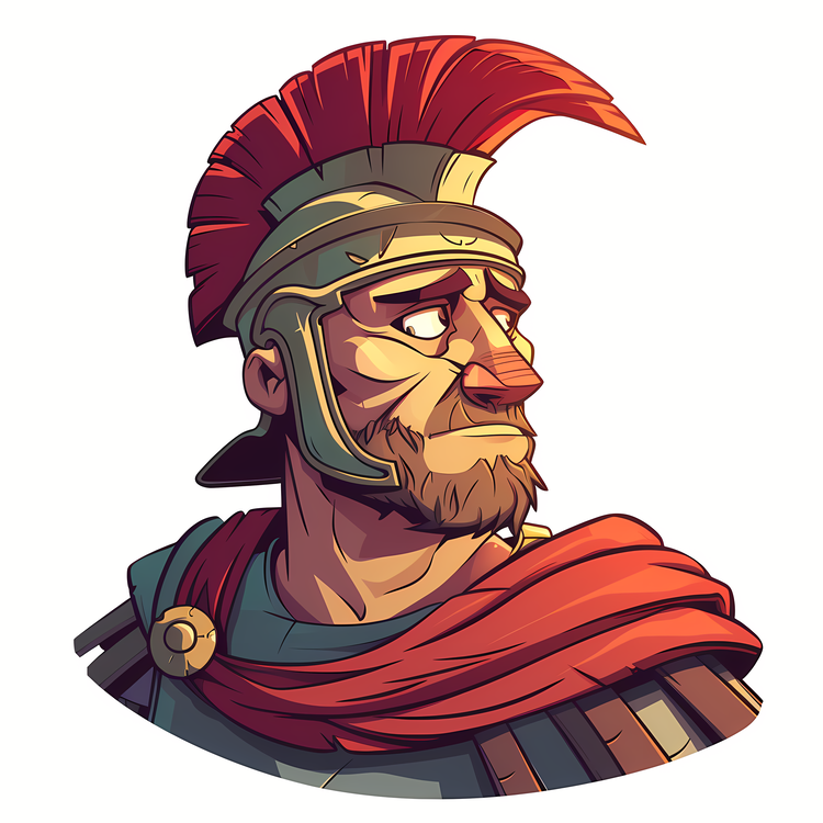 Ancient Rome Soldier,Bearded Man,Headwear