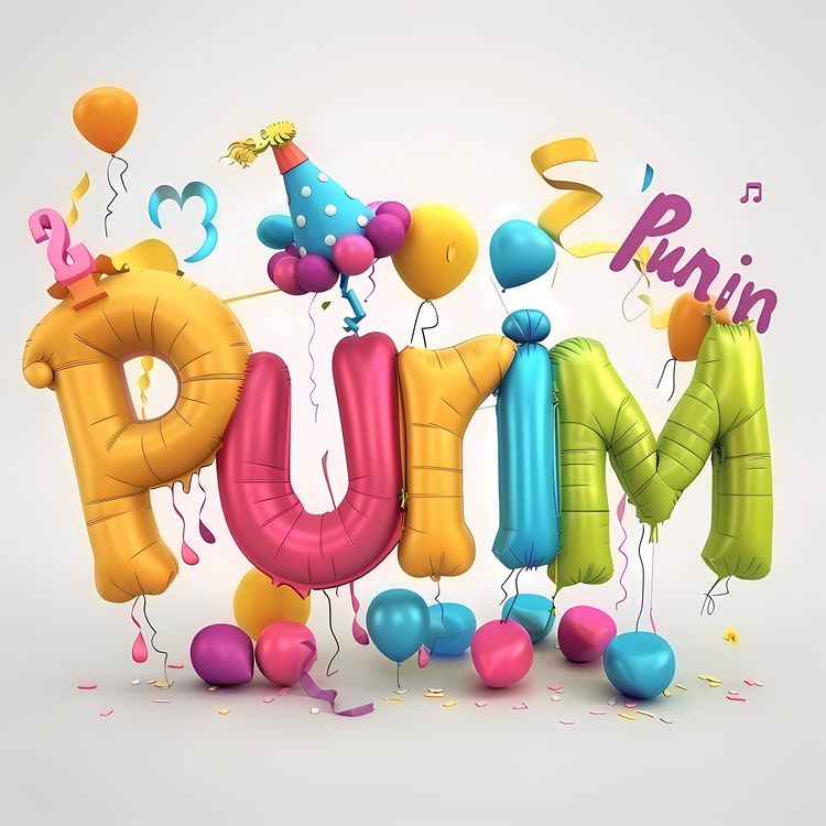 Purim,Balloons,Party