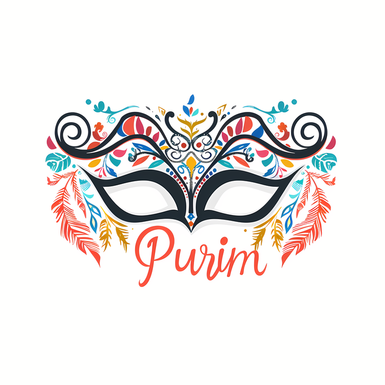 Purim,Mask,Colorful