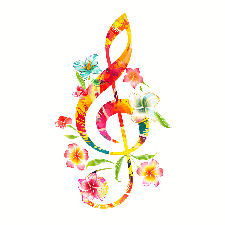 Music Note,Colorful,Musical Note
