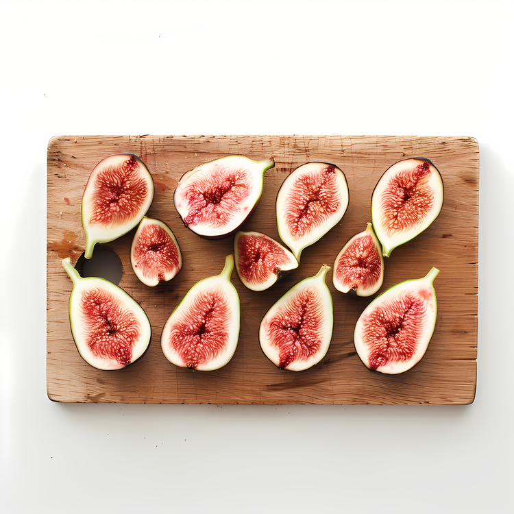Sliced Figs,Fresh Fruits,Natural Foods