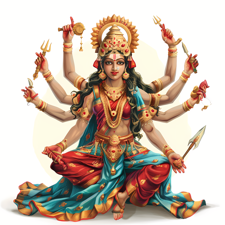 Durga Maa,Hindu Goddess,Religious Symbol