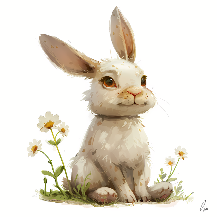 Easter Bunny,Rabbit,White