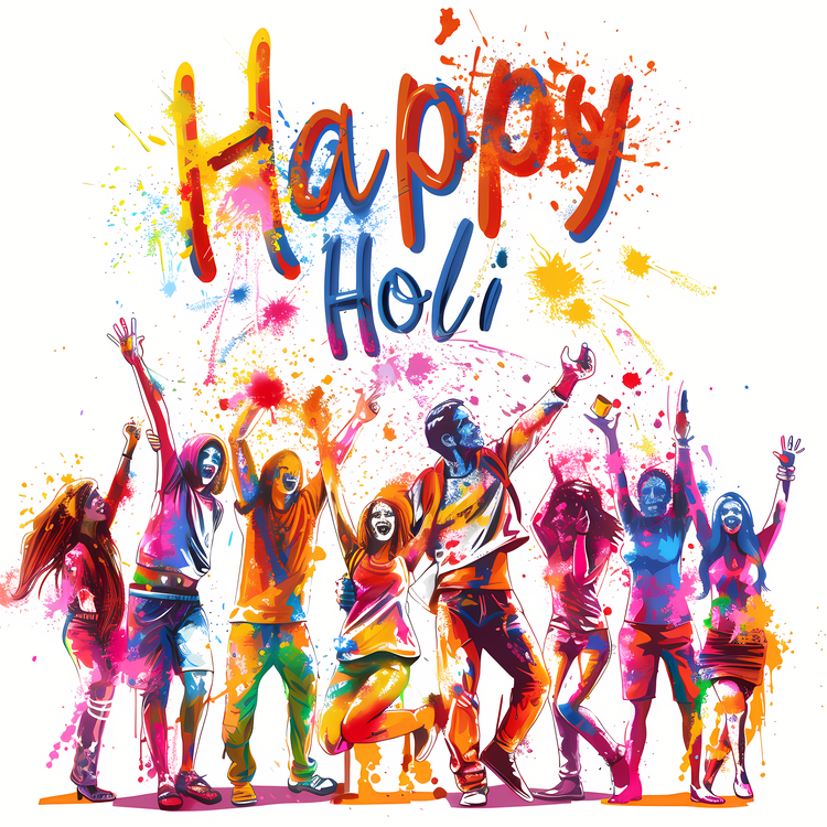 Happy Holi,Colorful Celebration,Festival Of Colors
