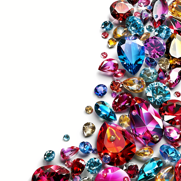 Colorful,Shiny,Gemstones