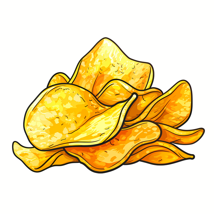 Potato Chip,Yellow Chips,Crispy